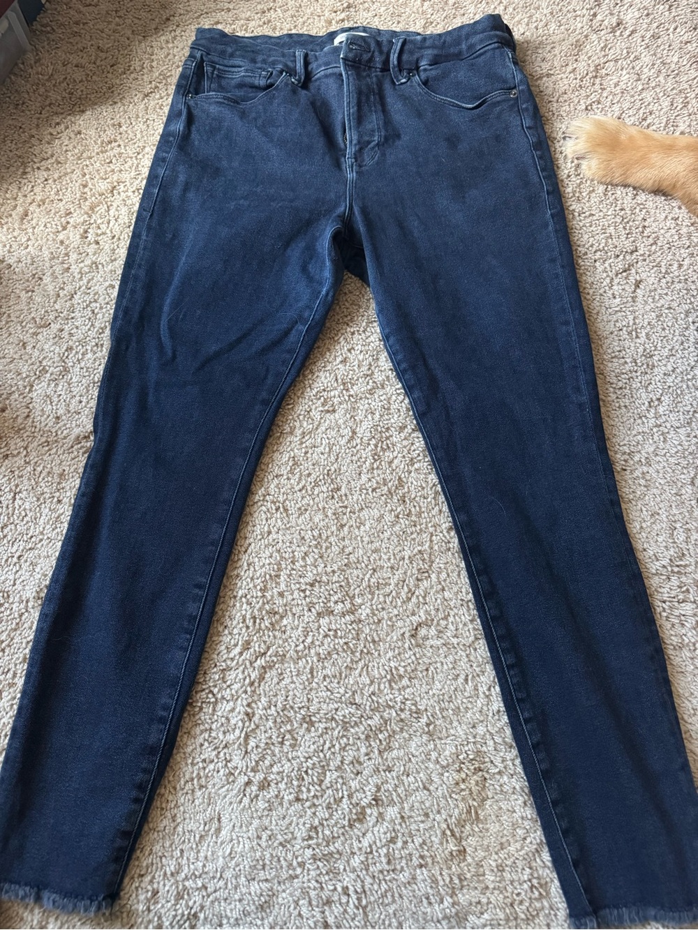 Good American Dark Navy Skinny Jeans